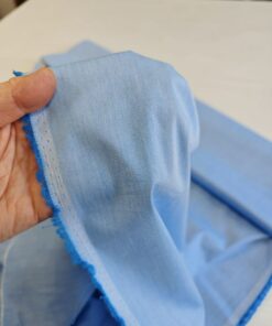 Итальянский 100% хлопок голубого цвета