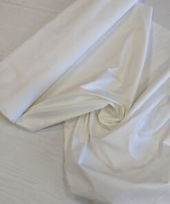 100% Хлопок белого цвета из Италии купить в розницу недорого