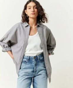 100% Итальянский светло-серый хлопок купить в интернет-магазине в Москве