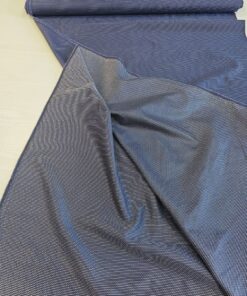 Двухсторонний темно-синий хлопок из Италии купить в Москве со склада недорогие ткани с доставкой