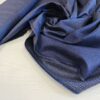 Двухсторонний темно-синий хлопок из Италии популярные ткани 2026 года из пинтерест
