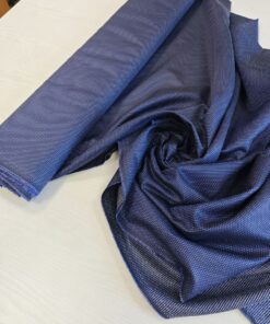 Двухсторонний темно-синий хлопок из Италии в розницу и оптом купить недорого