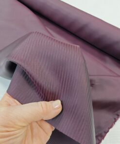 Бордовая в полоску подкладочная вискоза из Италии