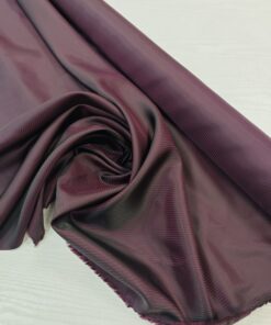 Бордовая в полоску подкладочная вискоза из Италии