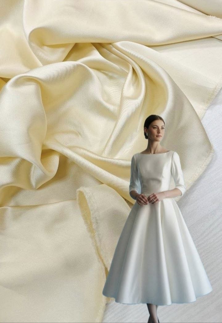 2026-04-14 19.54.58 Шёлк смесовый, красивого цвета " сливочное масло"