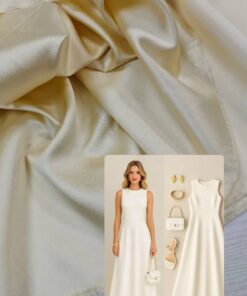 Шёлк смесовый, красивого цвета " сливочное масло"