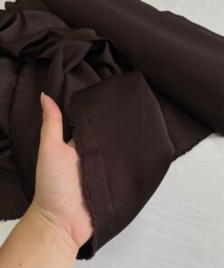 Итальянское кади цвета горький шоколад купить в розницу недорого