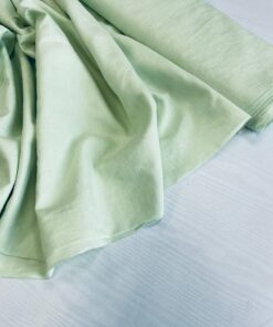 Итальянский смесовый лен цвета фисташкого мороженого в розницу и оптом купить недорого