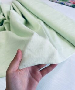 Итальянский смесовый лен цвета фисташкого мороженого интернет магазин с доставкой по всей РФ