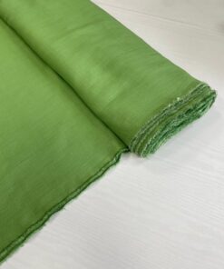 Костюмно-плательная зеленая вискоза/лён