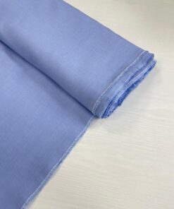 Костюмно-плательная вискоза/лён василькового цвета популярные ткани 2026 года из пинтерест