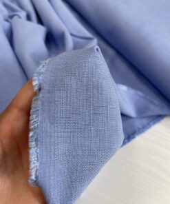 Костюмно-плательная вискоза/лён василькового цвета интернет магазин с доставкой по всей РФ