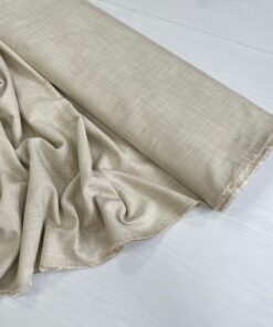 Смесовый светло-бежевый лен из Италии