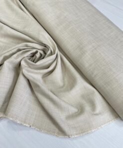 Смесовый светло-бежевый лен из Италии