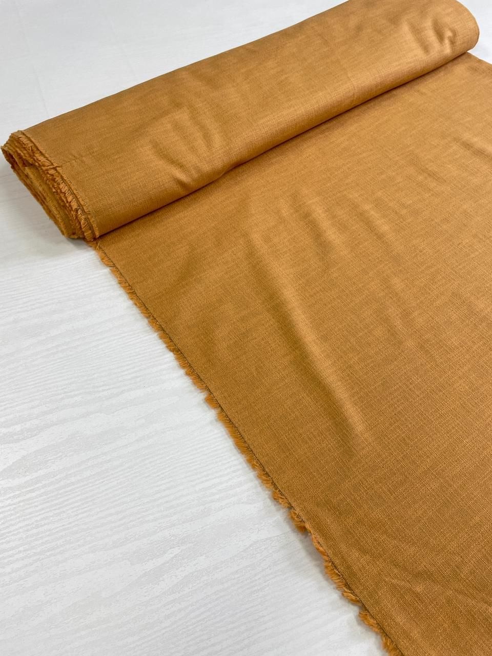 2026-04-14 19.59.04 Смесовый Итальянский лен цвета охра интернет магазин с доставкой по всей РФ