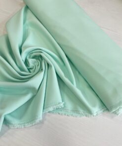 Костюмная ткань ментолового цвета от Hugo Boss купить в розницу недорого