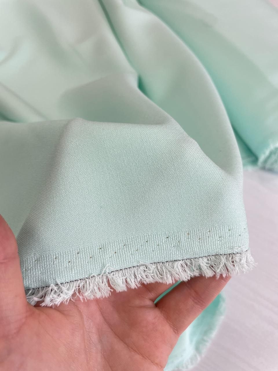 2026-04-14 20.00.16 Костюмная ткань ментолового цвета от Hugo Boss купить в интернет-магазине в Москве