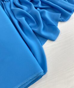 Голубой 100% Итальянский шелк купить в розницу недорого