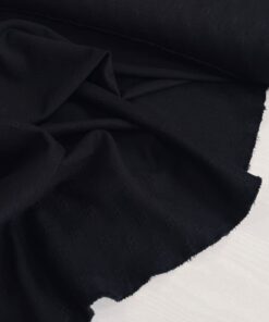 Черный шелк крепдешин со стока Escada трендовые ткани купить онлайн с доставкой