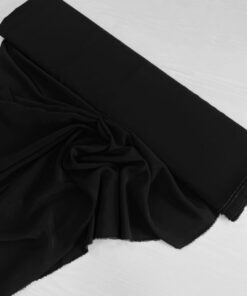 Черный шелк крепдешин со стока Escada популярные ткани 2026 года из пинтерест