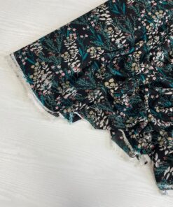 Вискозный черный крепдешин/шифон с принтом Escada интернет магазин с доставкой по всей РФ