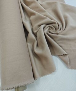 Пальтовая бежевая шерсть с кашемиром от Max Mara трендовые ткани купить онлайн с доставкой