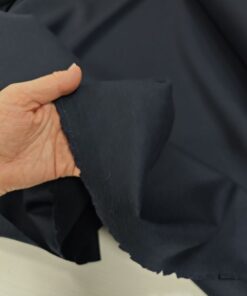 Пальтовая темно-синяя шерсть с кашемиром