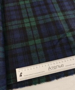 Костюмная шерсть с кашемиром Burberry в клетку интернет магазин с доставкой по всей РФ