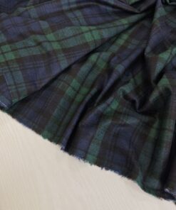 Костюмная шерсть с кашемиром Burberry в клетку трендовые ткани купить онлайн с доставкой