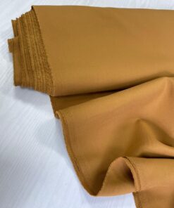 Костюмная поливискоза Max Mara цвета охра купить в розницу недорого