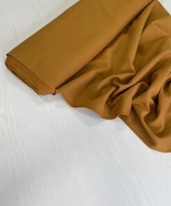 Костюмная поливискоза Max Mara цвета охра интернет магазин с доставкой по всей РФ