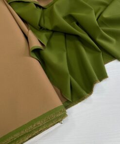 Двусторонний трикотаж джерси от Escada (зеленый-бежевый) интернет магазин с доставкой по всей РФ