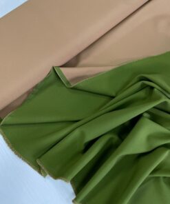 Двусторонний трикотаж джерси от Escada (зеленый-бежевый) купить в розницу недорого