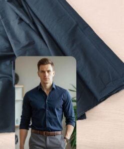 Итальянский хлопок от Hugo Boss цвета морской волны популярные ткани 2026 года из пинтерест