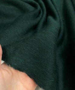 Пальтовая шерсть Max Mara темно-изумрудного цвета интернет магазин с доставкой по всей РФ