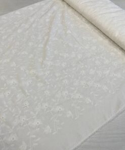 Итальянский бело-молочный 100% хлопок с вышивкой интернет магазин с доставкой по всей РФ