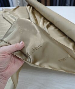 Светло-бежевая 100% вискоза для подкладки от Max Mara в розницу и оптом купить недорого